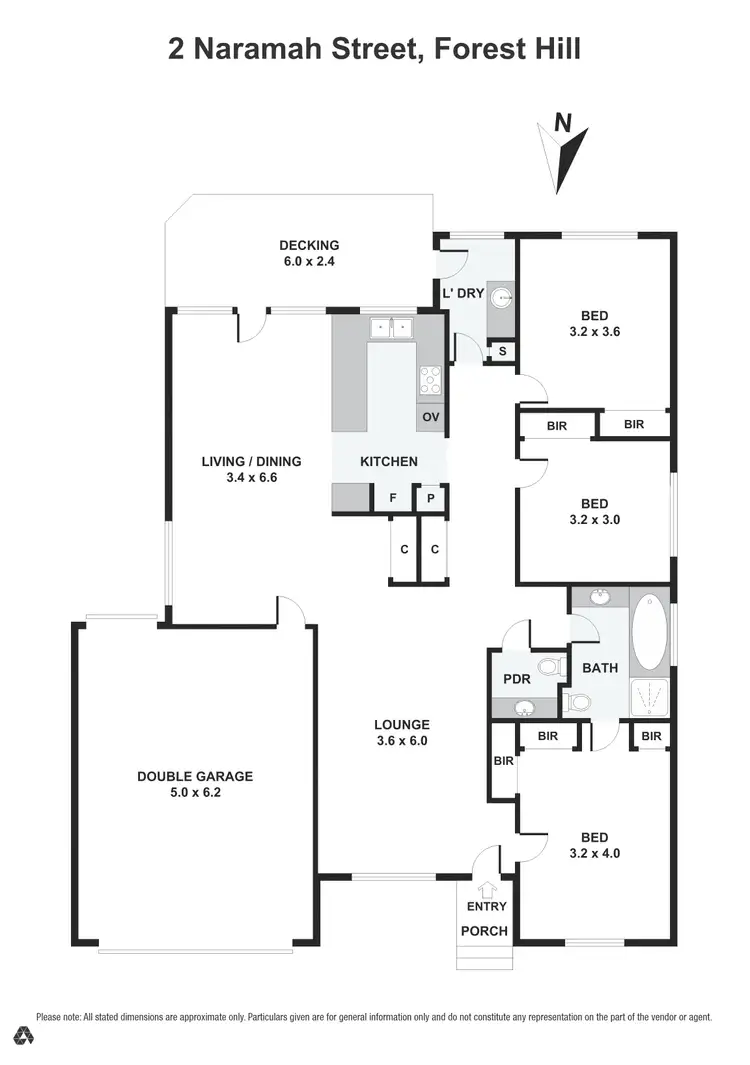 Floorplan of Homely house listing, 2 Naramah Street, Forest Hill VIC 3131