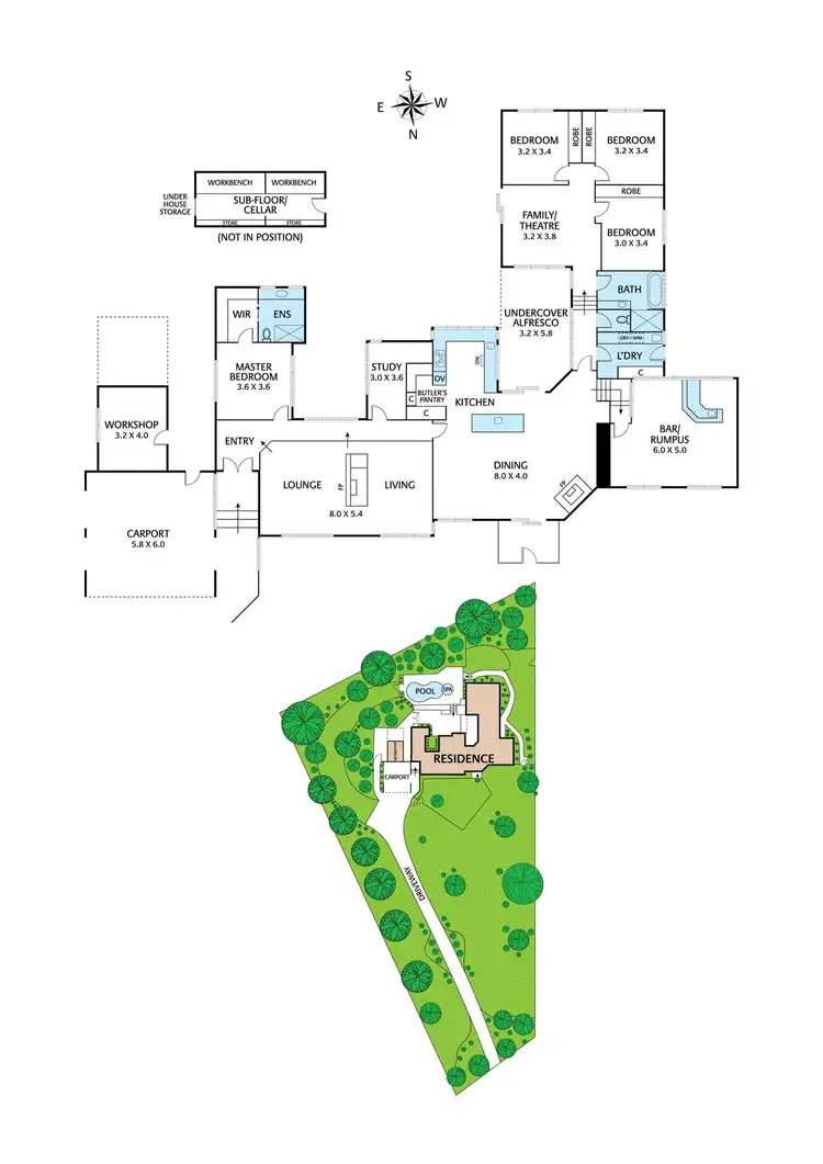Floorplan of Homely house listing, 1578 Main Road, Research VIC 3095