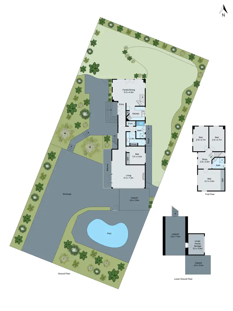 Floorplan of Homely house listing, 377 High Street Road, Mount Waverley VIC 3149