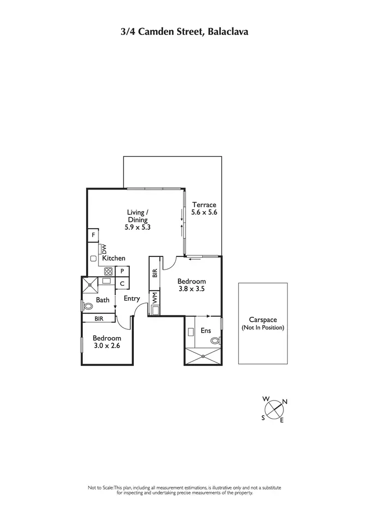 Floorplan of Homely apartment listing, 3/4 Camden Street, Balaclava VIC 3183