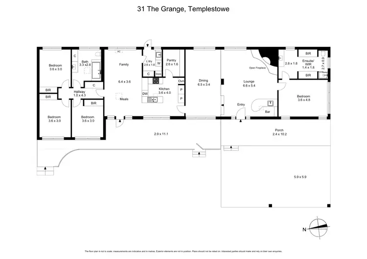 Floorplan of Homely house listing, 31 The Grange, Templestowe VIC 3106