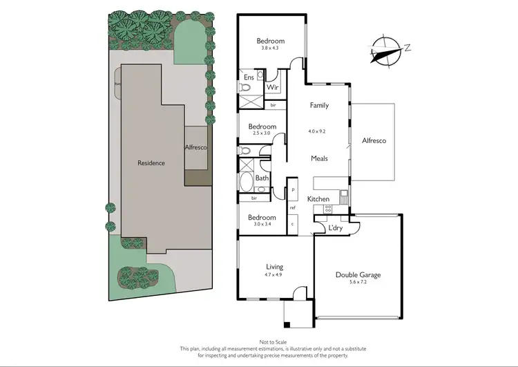 Floorplan of Homely unit listing, 11 Meadow Crest Circuit, Mount Martha VIC 3934