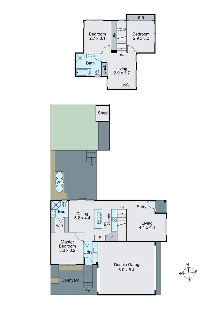 Floorplan of Homely townhouse listing, 3/30 Westbrook Street, Chadstone VIC 3148