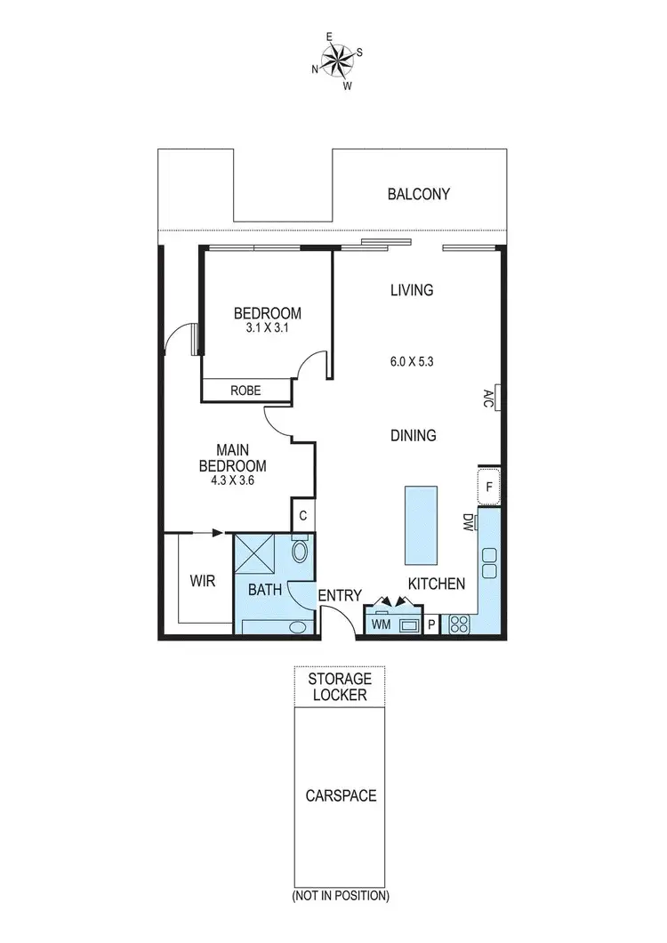 Floorplan of Homely apartment listing, 207/22 Bent Street, Bentleigh VIC 3204