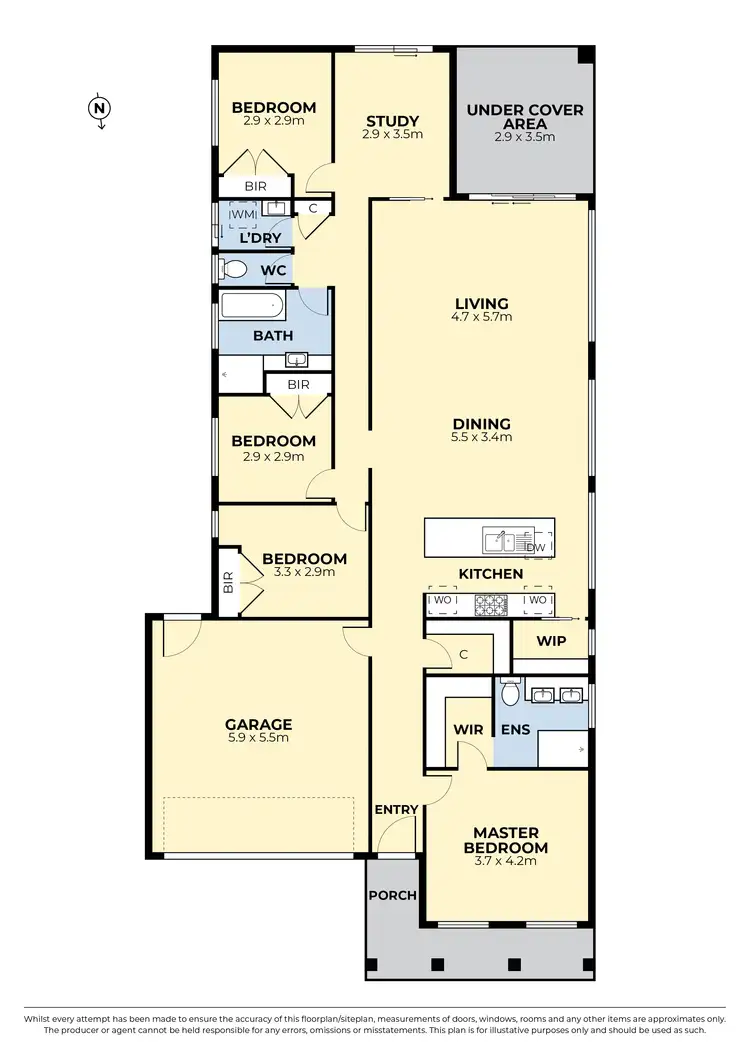 Floorplan of Homely house listing, 21 Lindrum Outlook, Tarneit VIC 3029