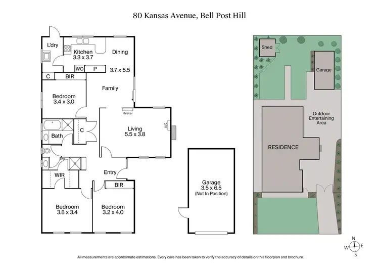 Floorplan of Homely house listing, 80 Kansas Avenue, Bell Post Hill VIC 3215