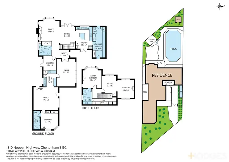 Floorplan of Homely house listing, 1310 Nepean Highway, Cheltenham VIC 3192
