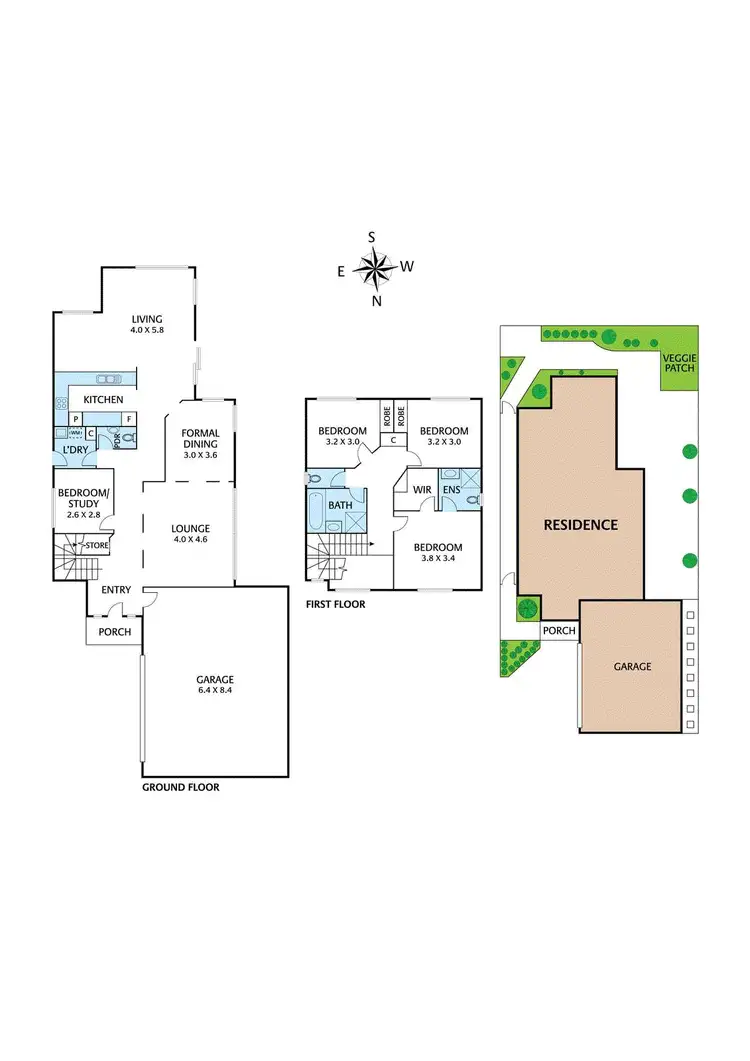 Floorplan of Homely house listing, 4 Tucker Way, Macleod VIC 3085