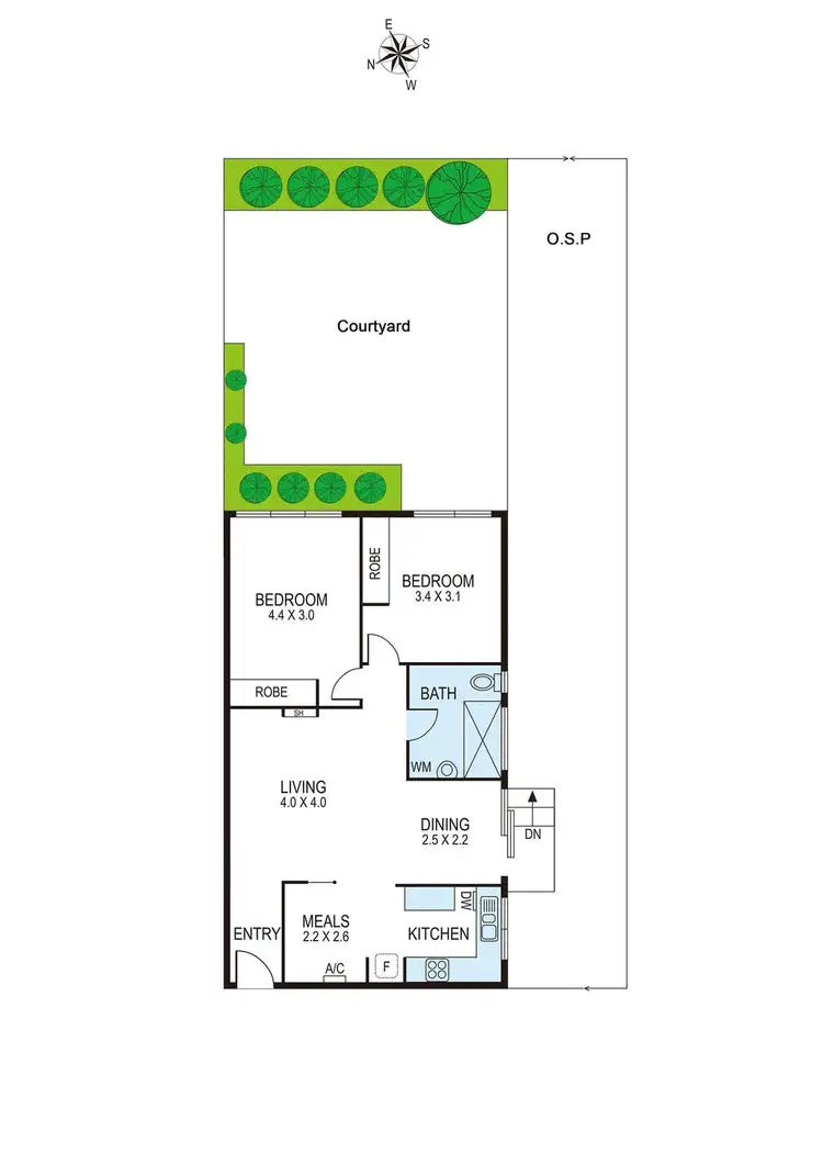 Floorplan of Homely apartment listing, 3/6 Brad Street, Bentleigh East VIC 3165