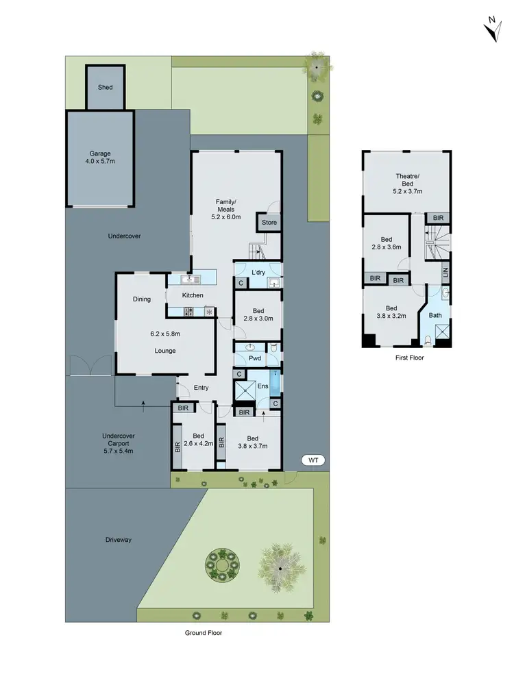 Floorplan of Homely house listing, 35 Davanzo Avenue, Clarinda VIC 3169