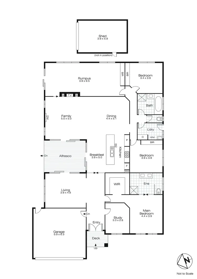 Floorplan of Homely house listing, 15 Merino Drive, Alfredton VIC 3350