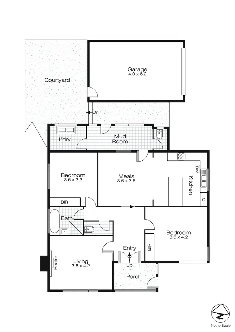 Floorplan of Homely house listing, 1/105 Canterbury Street, Brown Hill VIC 3350