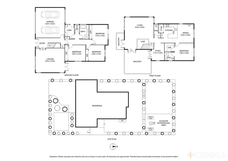 Floorplan of Homely house listing, 55 Seawind Place, Ocean Grove VIC 3226