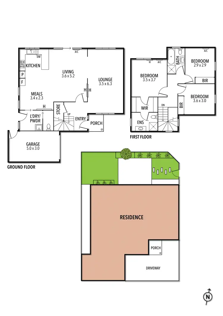 Floorplan of Homely house listing, 3A Roseberry Street, Ascot Vale VIC 3032