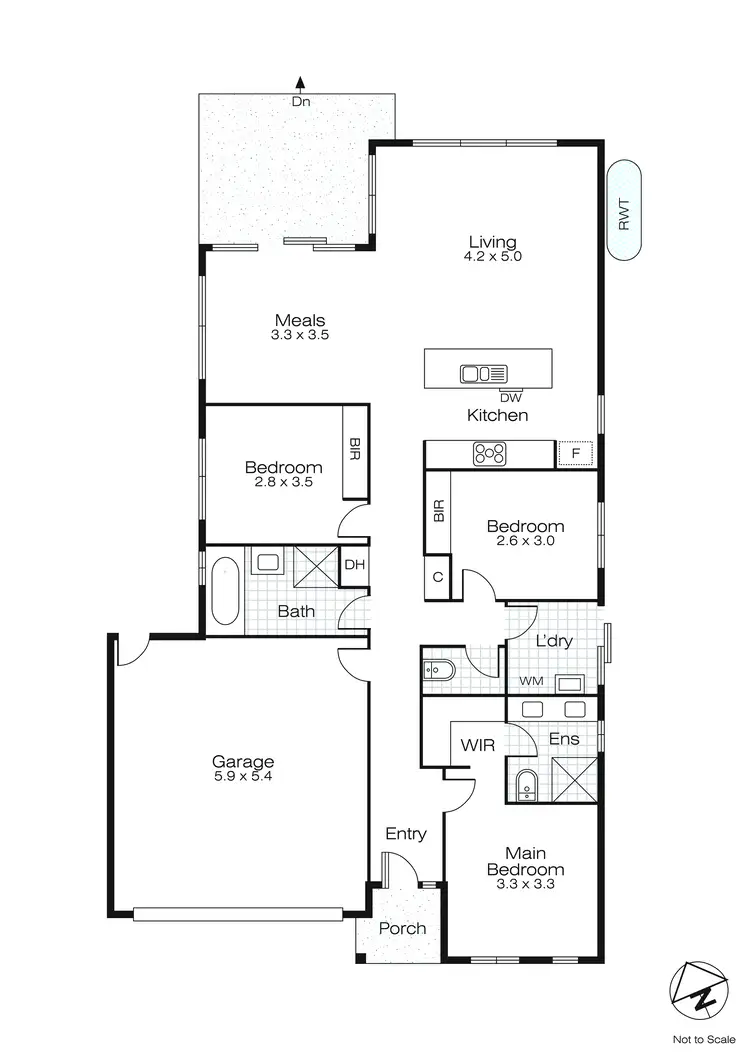 Floorplan of Homely house listing, 55 Kensington Boulevard, Smythes Creek VIC 3351