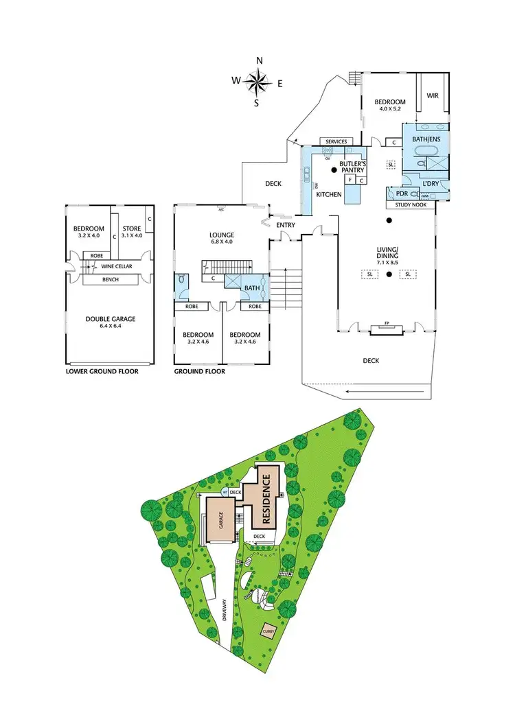 Floorplan of Homely house listing, 19 Somers Road, North Warrandyte VIC 3113