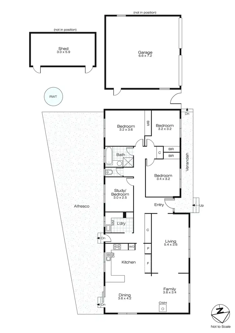 Floorplan of Homely house listing, 2 Tyar Court, Sebastopol VIC 3356