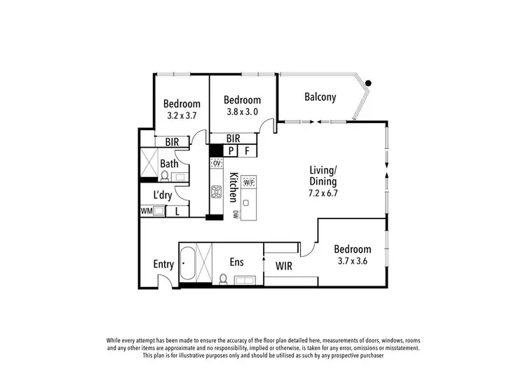 Floorplan of Homely apartment listing, 102b/173 The Boulevard, Ivanhoe East VIC 3079