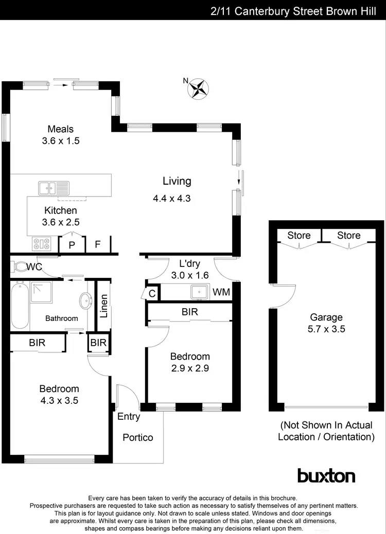 Floorplan of Homely house listing, 2/11 Canterbury Street, Brown Hill VIC 3350