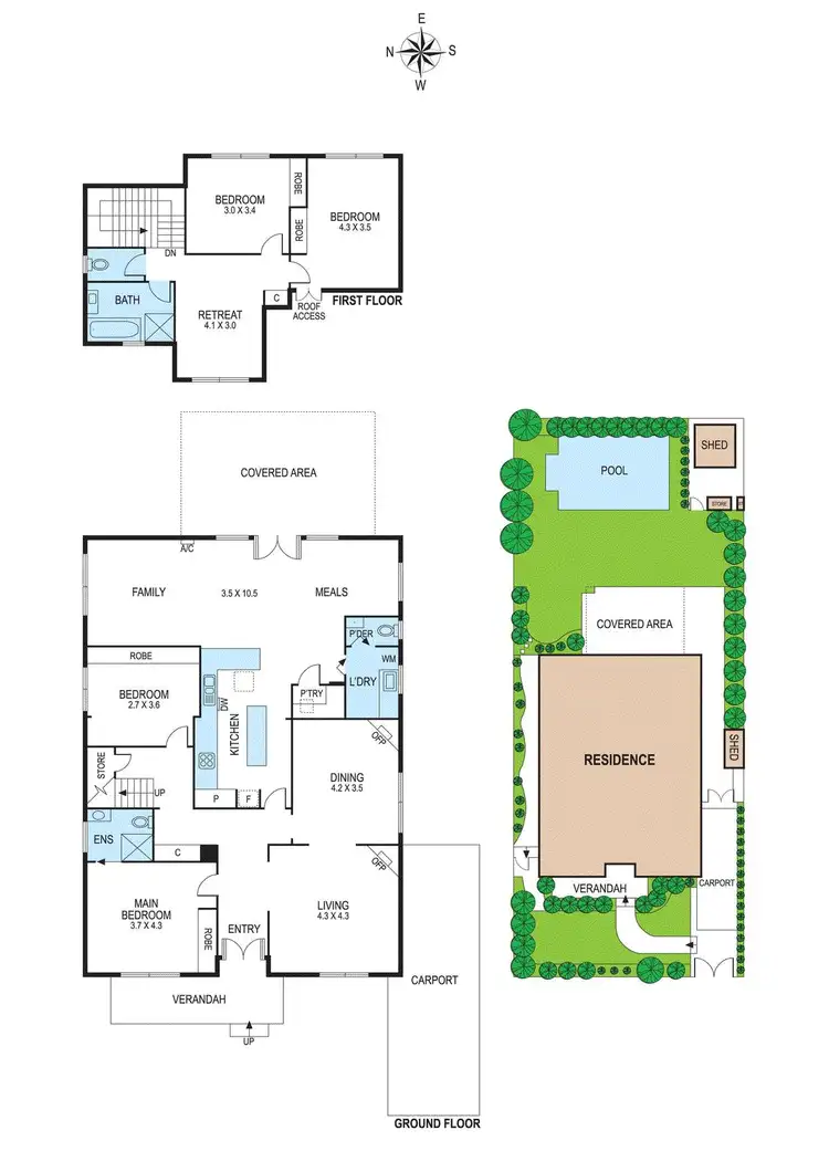 Floorplan of Homely house listing, 14 Godfrey Street, Bentleigh VIC 3204