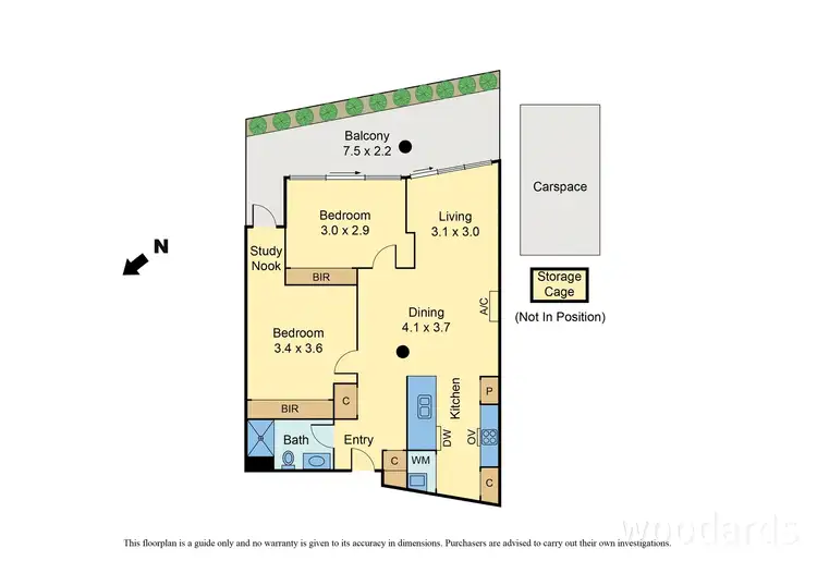 Floorplan of Homely apartment listing, 107/6 Butler Street, Camberwell VIC 3124