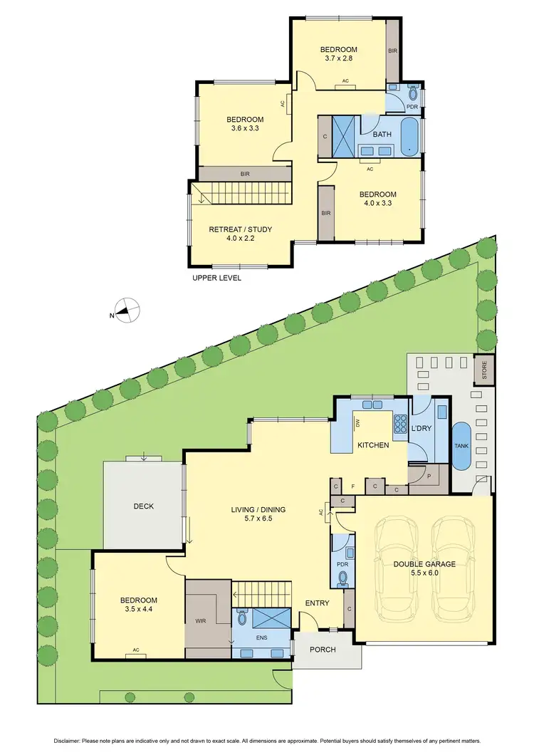 Floorplan of Homely townhouse listing, 2/33 Hedge End Road, Mitcham VIC 3132
