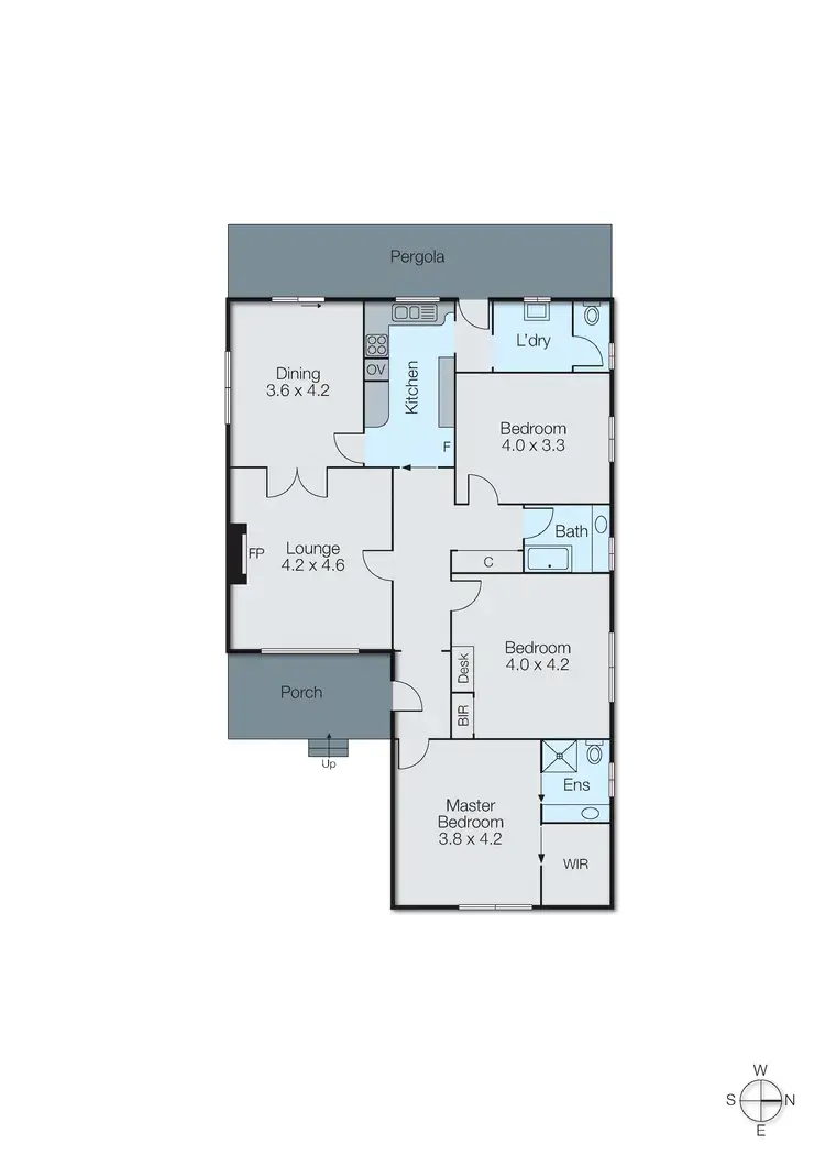 Floorplan of Homely house listing, 1 Roslyn Street, Burwood VIC 3125