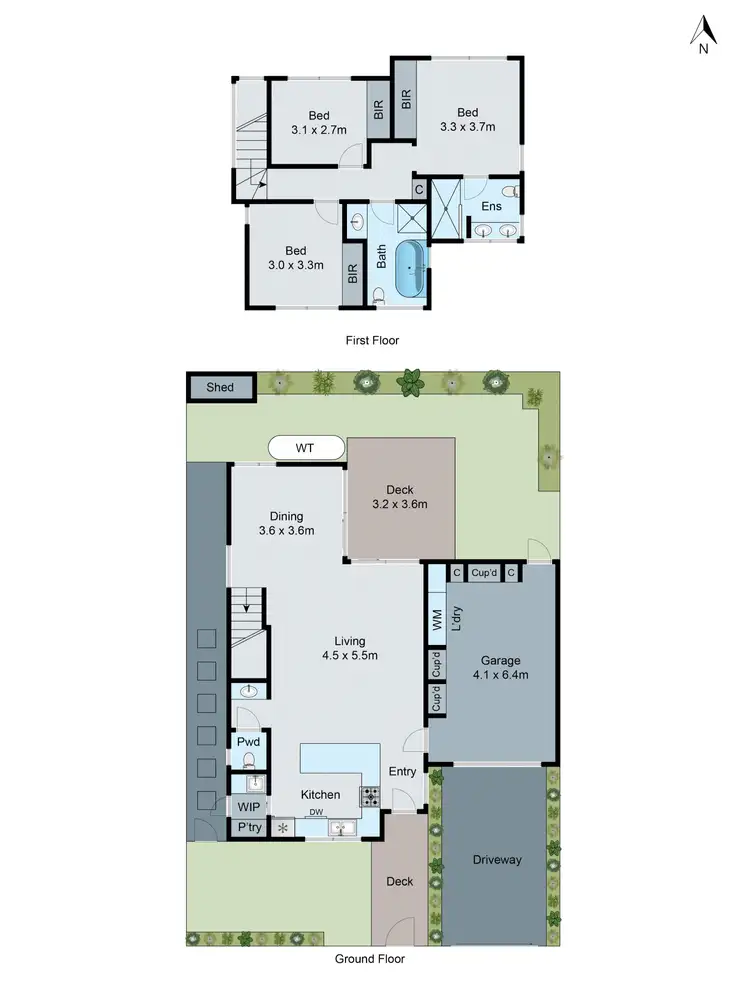 Floorplan of Homely townhouse listing, 26B Cassinia Avenue, Ashwood VIC 3147