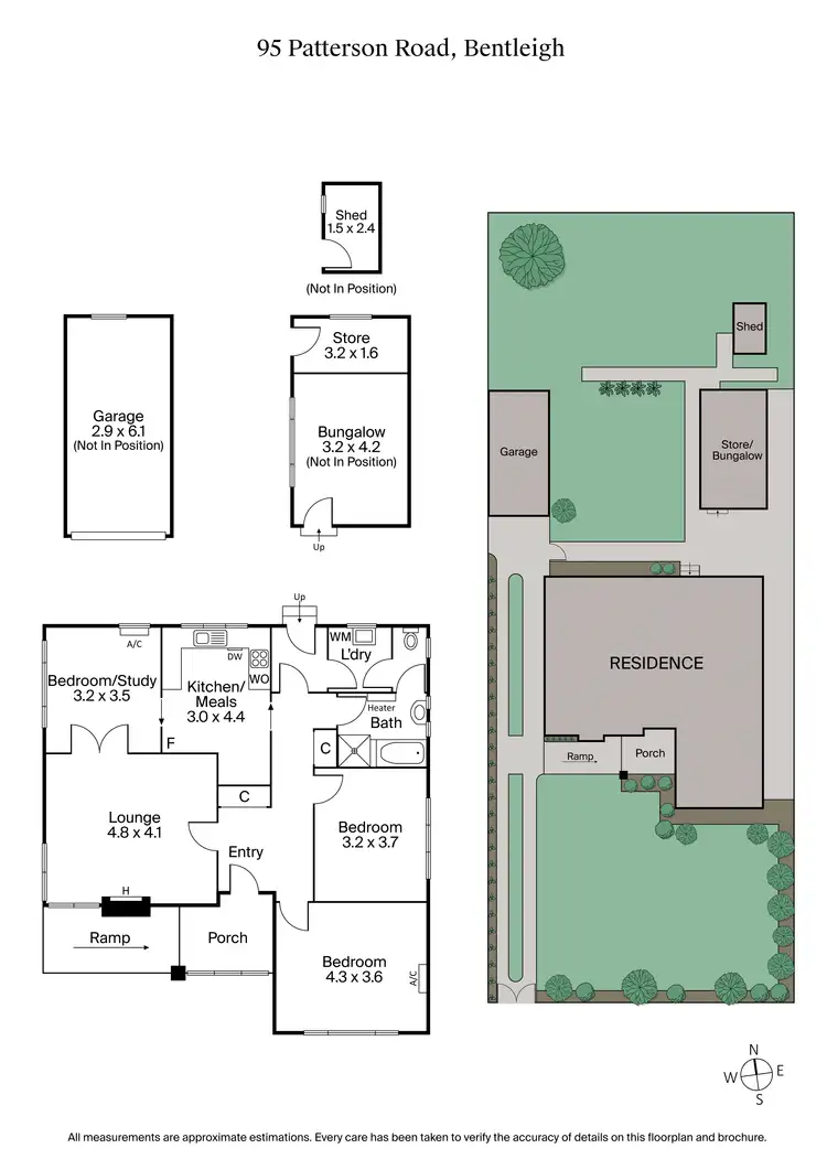 Floorplan of Homely house listing, 95 Patterson Road, Bentleigh VIC 3204