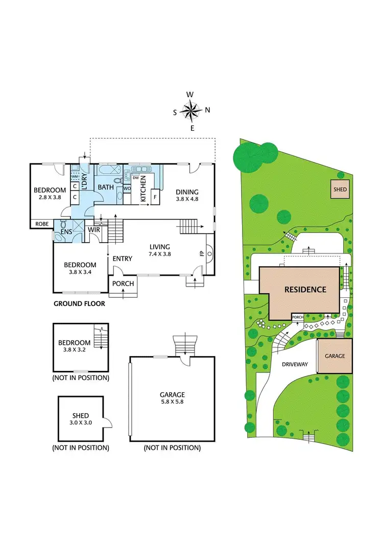 Floorplan of Homely house listing, 7 Renshaw Drive, Eltham VIC 3095