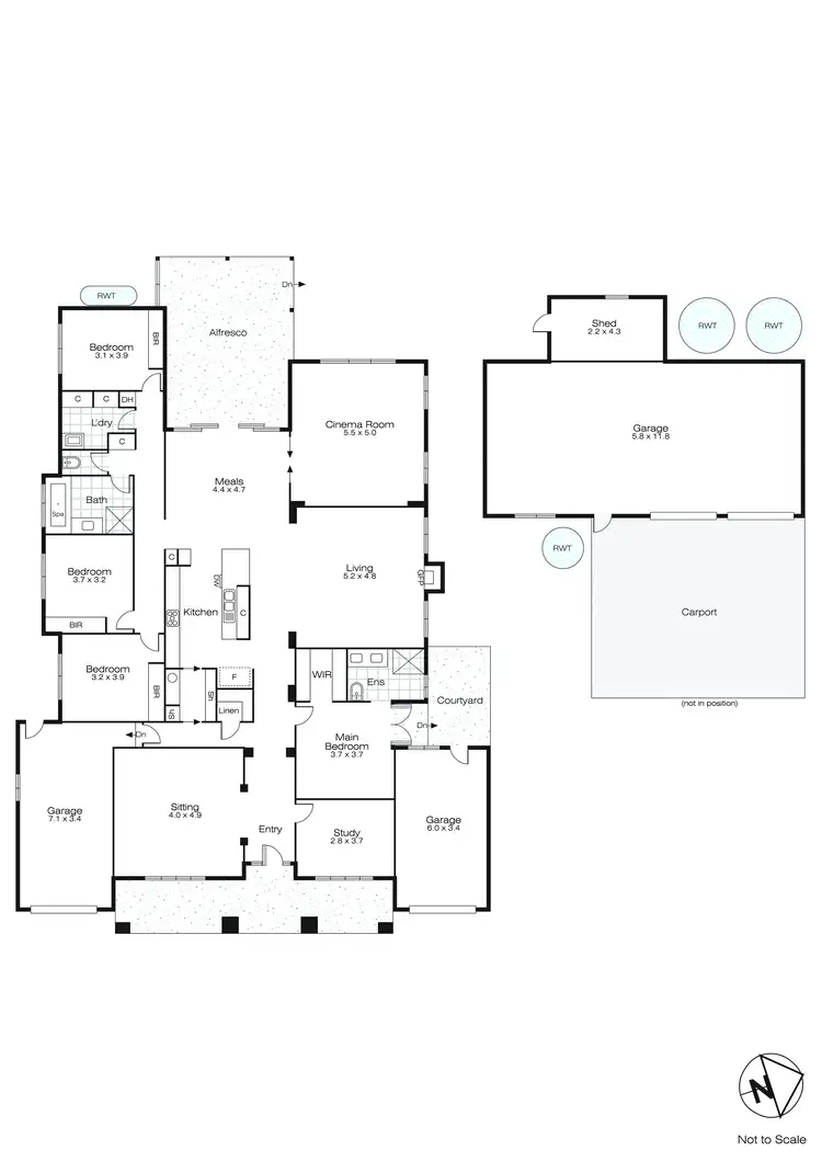 Floorplan of Homely house listing, 30 Alfredton Drive, Alfredton VIC 3350