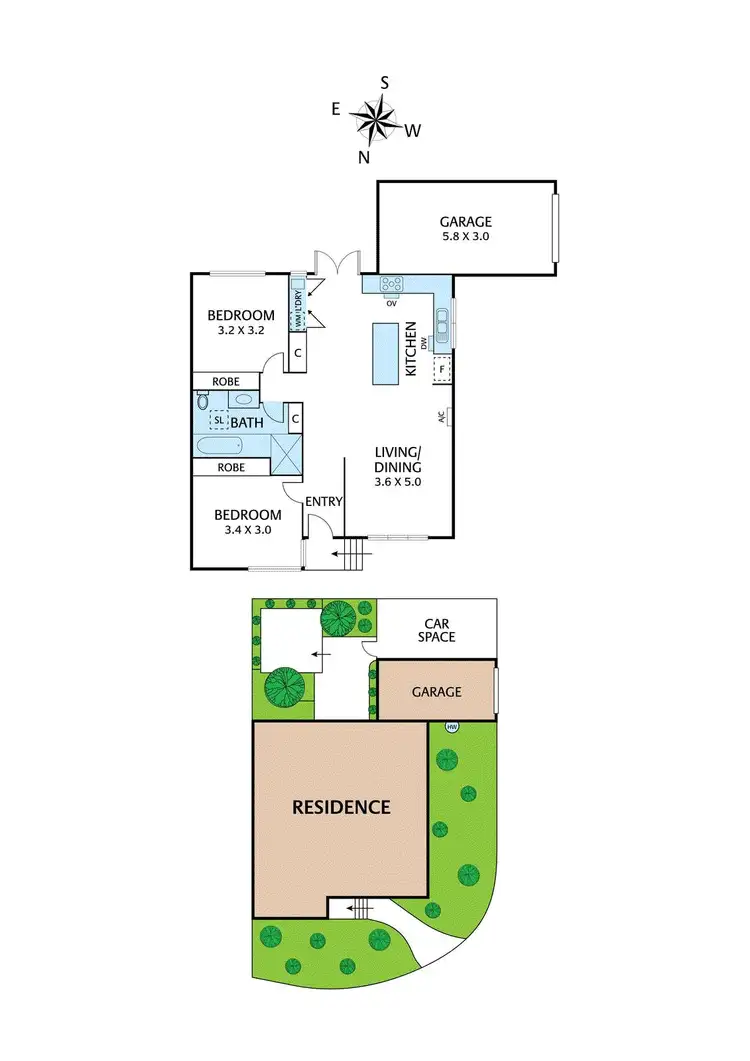 Floorplan of Homely unit listing, 8/141 Main Road, Lower Plenty VIC 3093