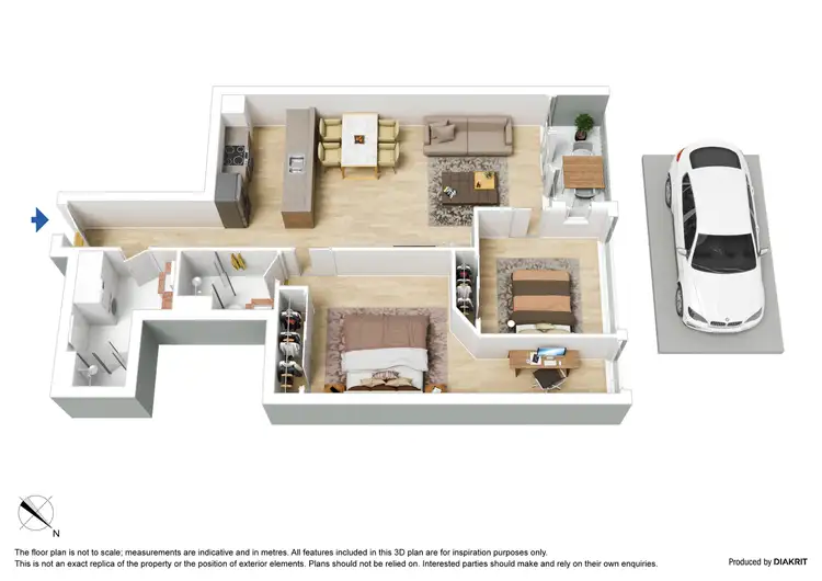Floorplan of Homely apartment listing, 902/151 City Road, Southbank VIC 3006