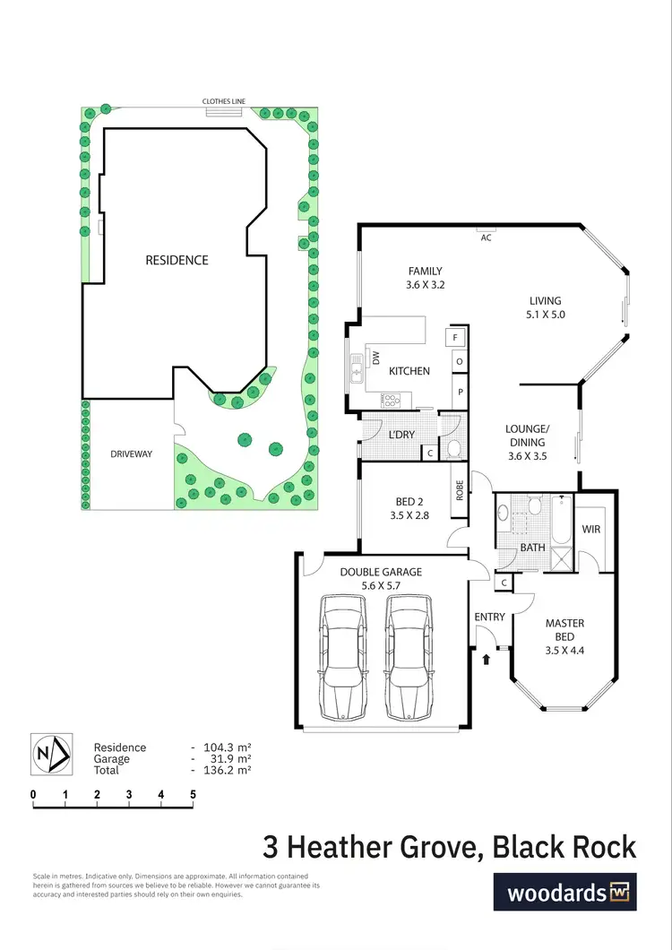 Floorplan of Homely house listing, 3 Heather Grove, Black Rock VIC 3193