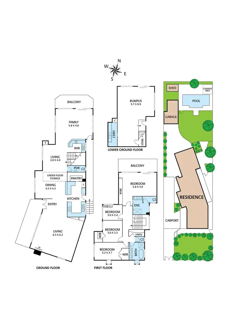 Floorplan of Homely house listing, 233 Old Eltham Road, Lower Plenty VIC 3093