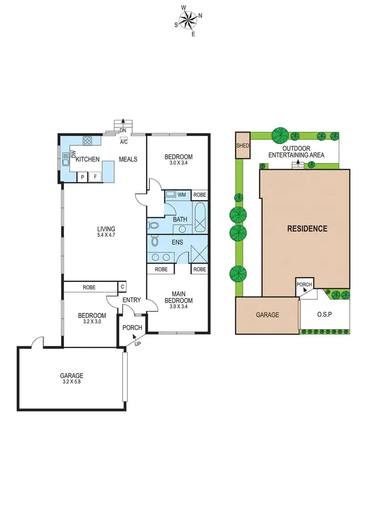Floorplan of Homely unit listing, 3/8 Vera Street, Bentleigh East VIC 3165