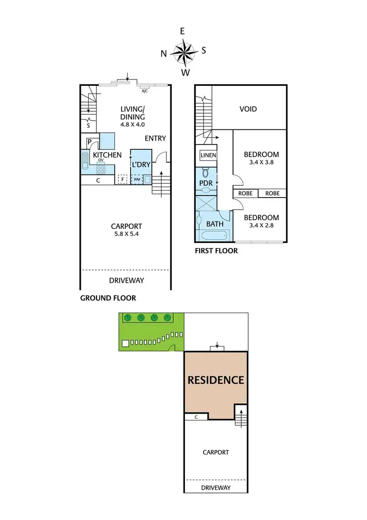 Floorplan of Homely unit listing, 7/5-7 Luck Street, Eltham VIC 3095