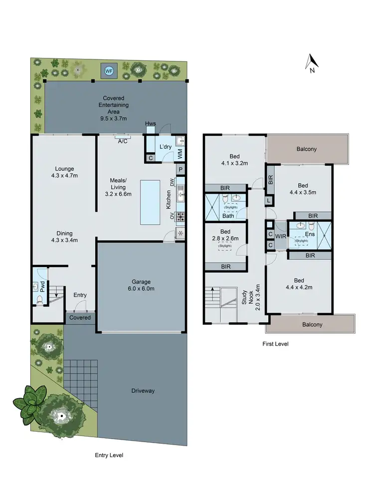 Floorplan of Homely townhouse listing, 3/40 Highclere Avenue, Mount Waverley VIC 3149
