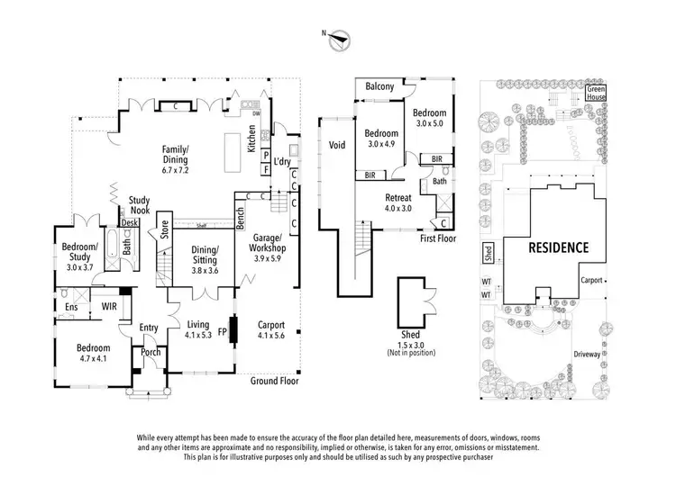 Floorplan of Homely house listing, 63 The Righi, Eaglemont VIC 3084