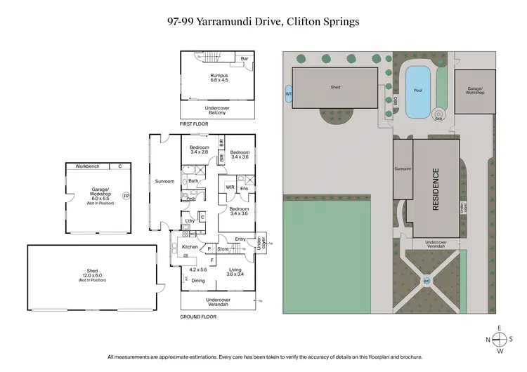 Floorplan of Homely house listing, 97-99 Yarramundi Drive, Clifton Springs VIC 3222