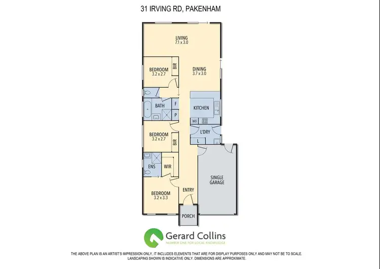 Floorplan of Homely house listing, 31 Irving Road, Pakenham VIC 3810