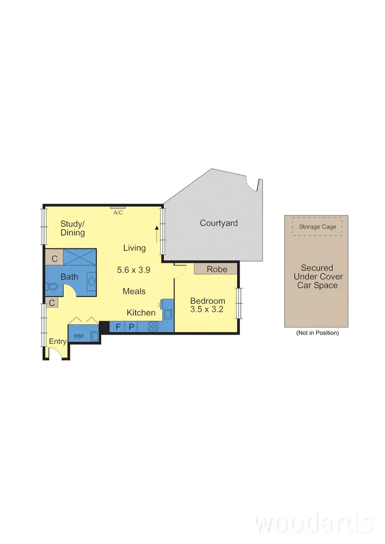 Floorplan of Homely apartment listing, 1c/1142 Nepean Highway, Highett VIC 3190