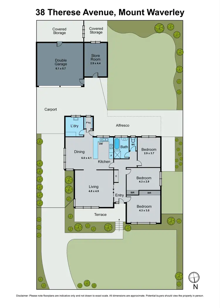 Floorplan of Homely house listing, 38 Therese Avenue, Mount Waverley VIC 3149