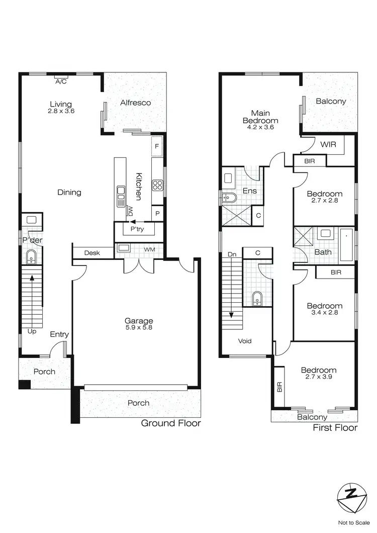 Floorplan of Homely house listing, 32 Horwood Drive, Mount Clear VIC 3350