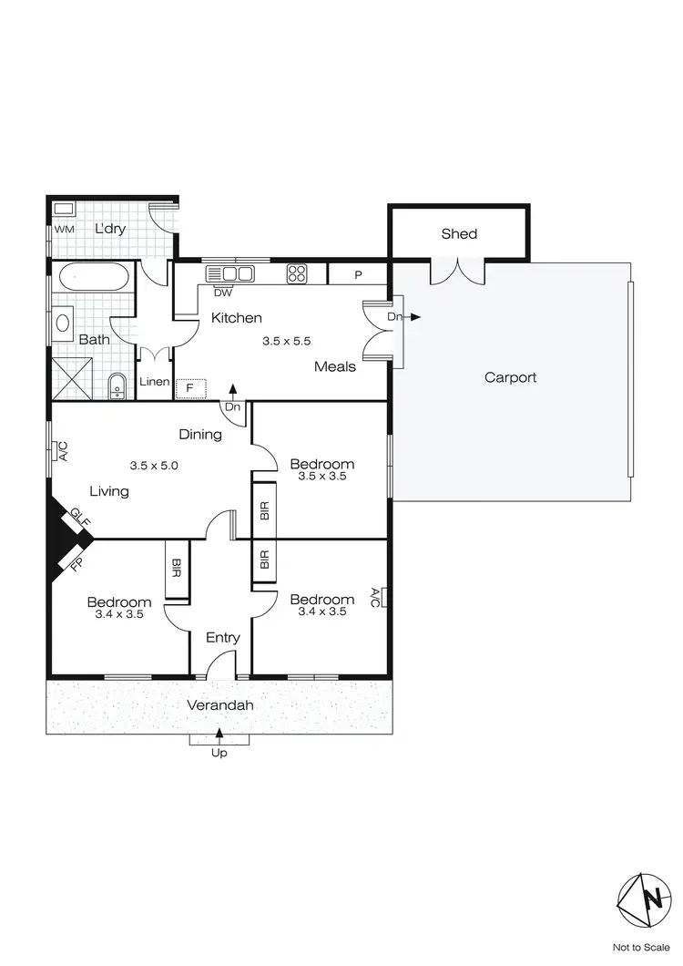 Floorplan of Homely house listing, 515 Ascot Street, Redan VIC 3350