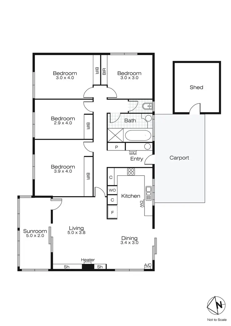 Floorplan of Homely house listing, 45 Longley Street, Alfredton VIC 3350