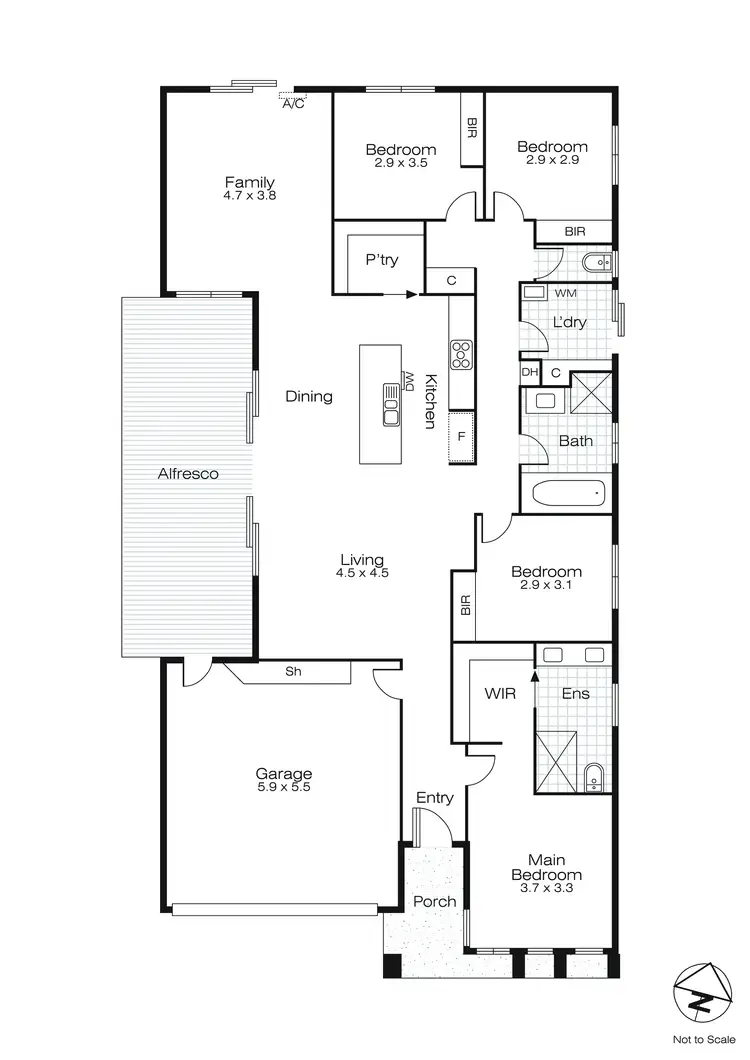 Floorplan of Homely house listing, 40 Continuance Way, Delacombe VIC 3356