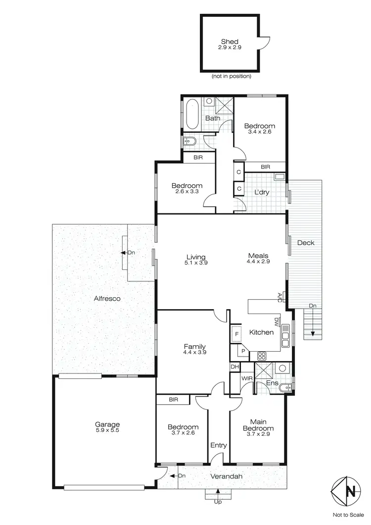 Floorplan of Homely house listing, 50 Oakbank Drive, Mount Helen VIC 3350