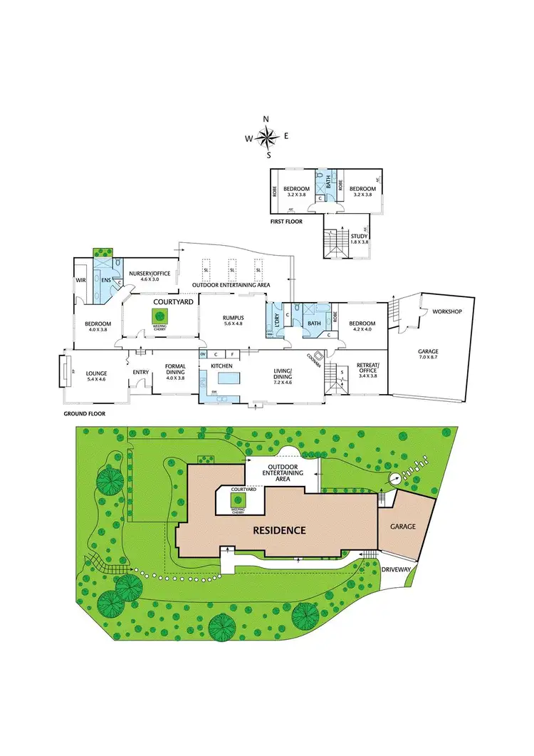 Floorplan of Homely house listing, 14 Honey Myrtle Rise, Eltham North VIC 3095