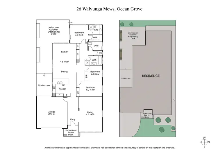 Floorplan of Homely house listing, 26 Walyunga Mews, Ocean Grove VIC 3226